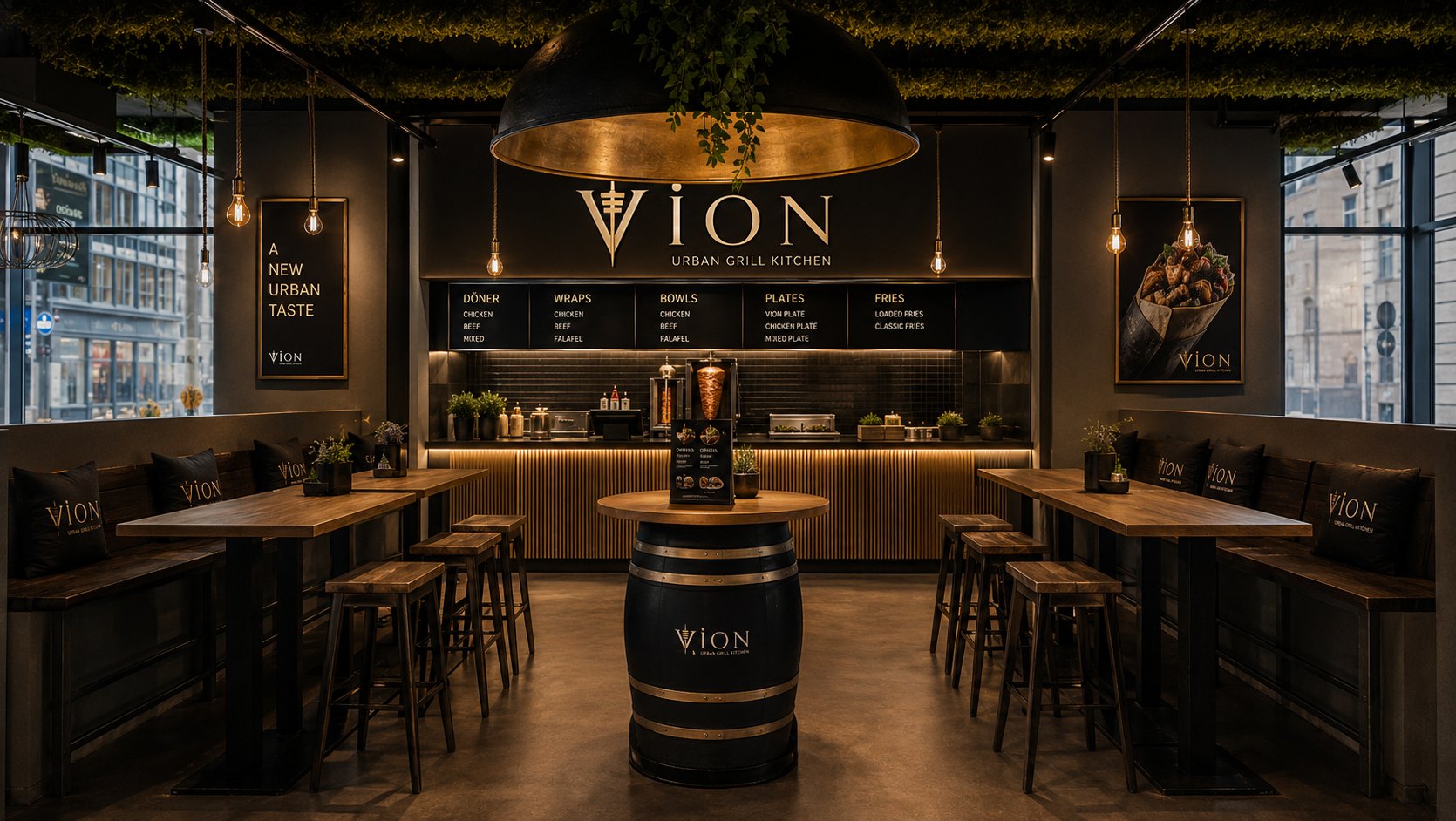 VİON Urban Grill Interior Design